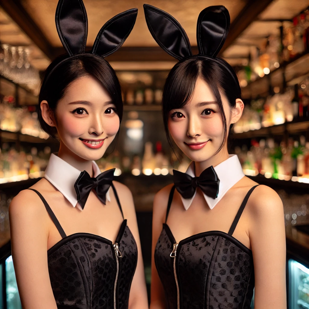 きれいな黒バニー