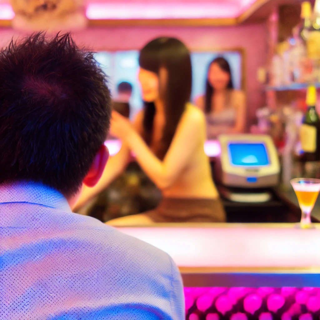 ガールズバーカウンターのイメージ