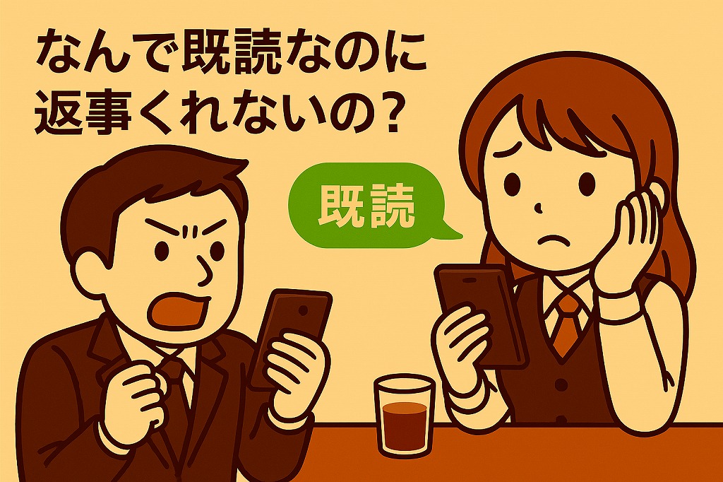 なんで既読なのに返事くれないの？